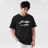 Li-Ning College Style Breathable Comfortable Versatile Round Neck Short Sleeve T-Shirt Men Tops Standard-Black ATSV701-1