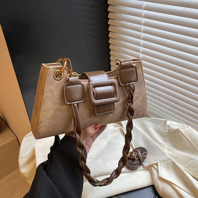 Retro Textur Tasche Damen neue Herbst- und Winter Schulter Achseltasche High-End Nischendesign Umhängetasche