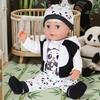 Fleece Winter Outfit Für 18 Zoll Mädchenpuppen Weicher Plüsch Cartoon Kostüm Warme Spielkleidung