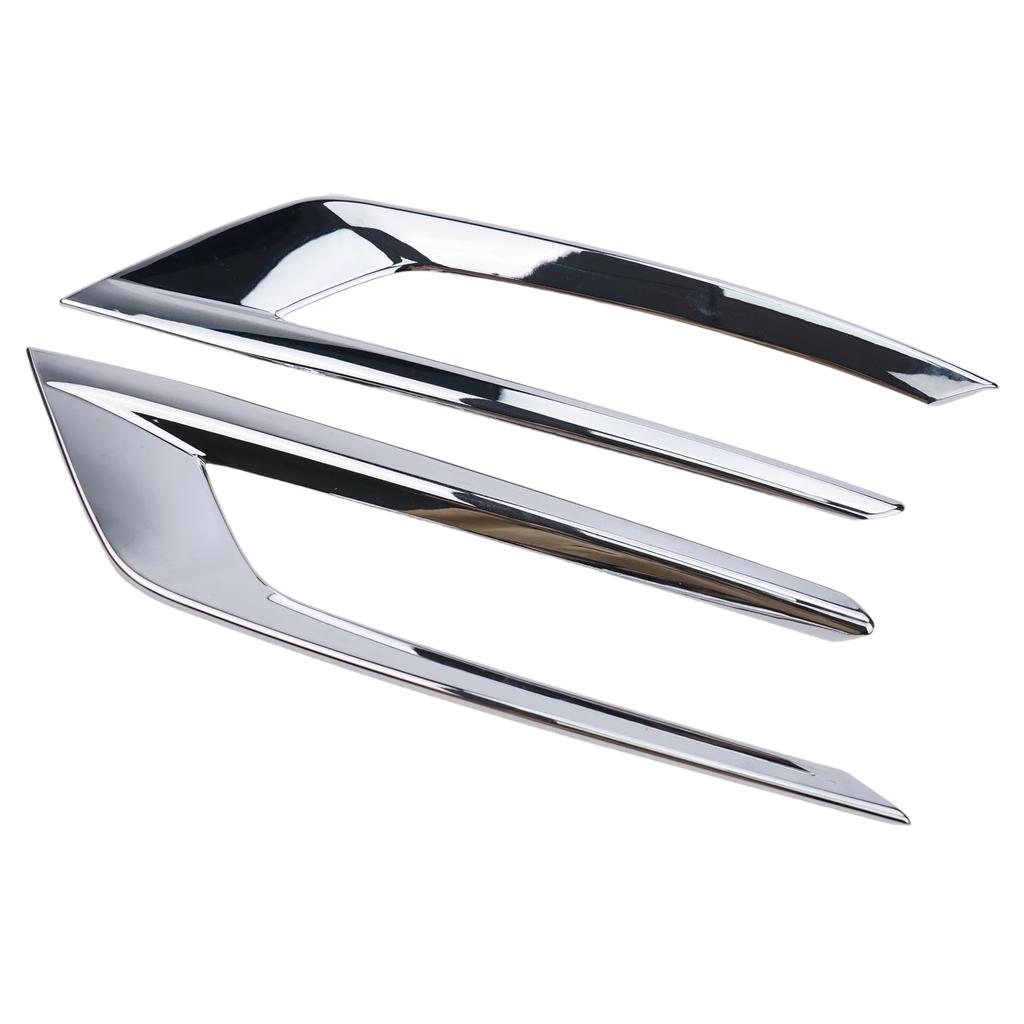 2Pcs Front Fog Light Cover Trim For Volvo XC60 2018-2024 Fog Lamp Decoration Auto Day Driving Lamps Frame