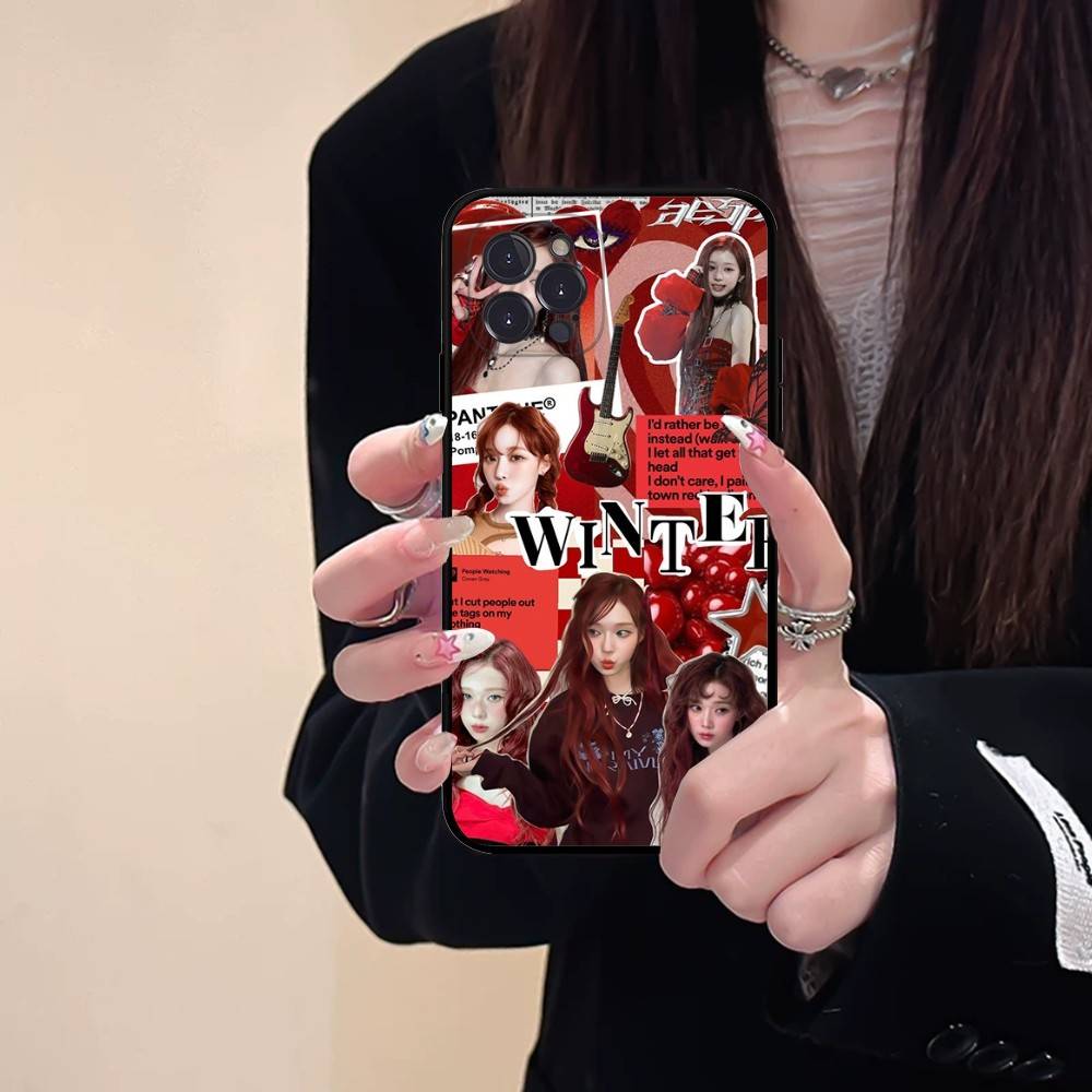 Classic Popular K-POP A-aespaS Team Phone Case For IPhone 16 15 14 11 12 13 Mini Pro XS Max Cover 6 7 8 Plus X Funda Shell iPhone 16 plus