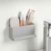 Self Adhesive Remote Controller Phone Holder Storage Boxes Wall Mounted  Plug Organizer Stationery Storage Box For Home Office