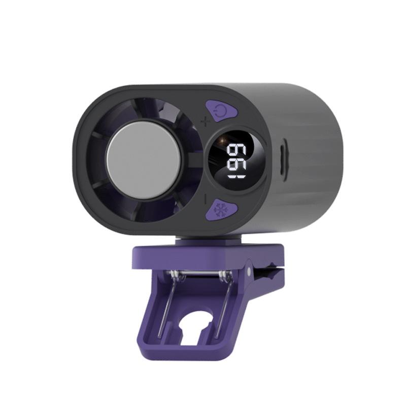High-Speed Digital Display Clip Fan with Semiconductor Cooling and 100-Speed Settings
