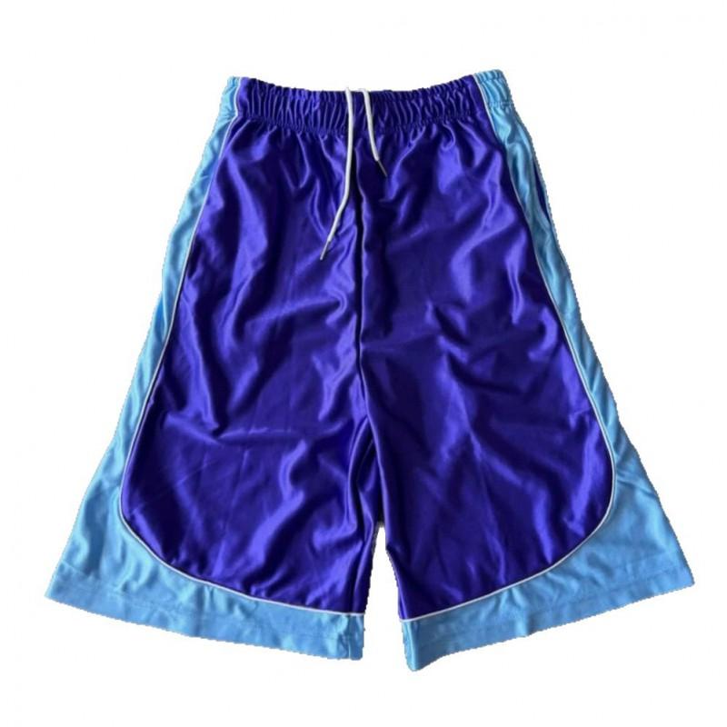Color Block Casual Shorts Men Women Loose Thin Streetwear