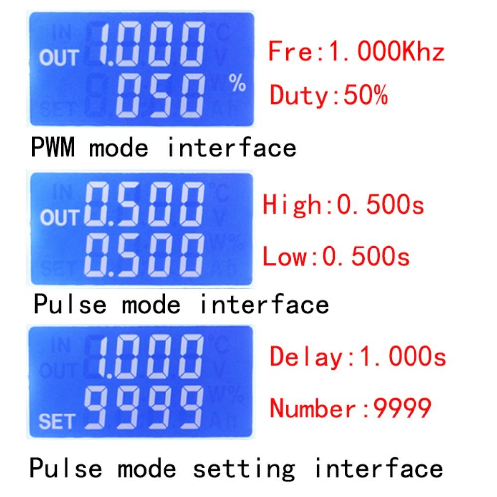 ZK-PP1K PWM Dual-Mode Signal Generator Motor Drive Controller Adjustable Duty Cycle Module Square Wave, Rectangular Wave