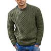Herregenser Solid Fashion Rundhals Langermet strikket Topp