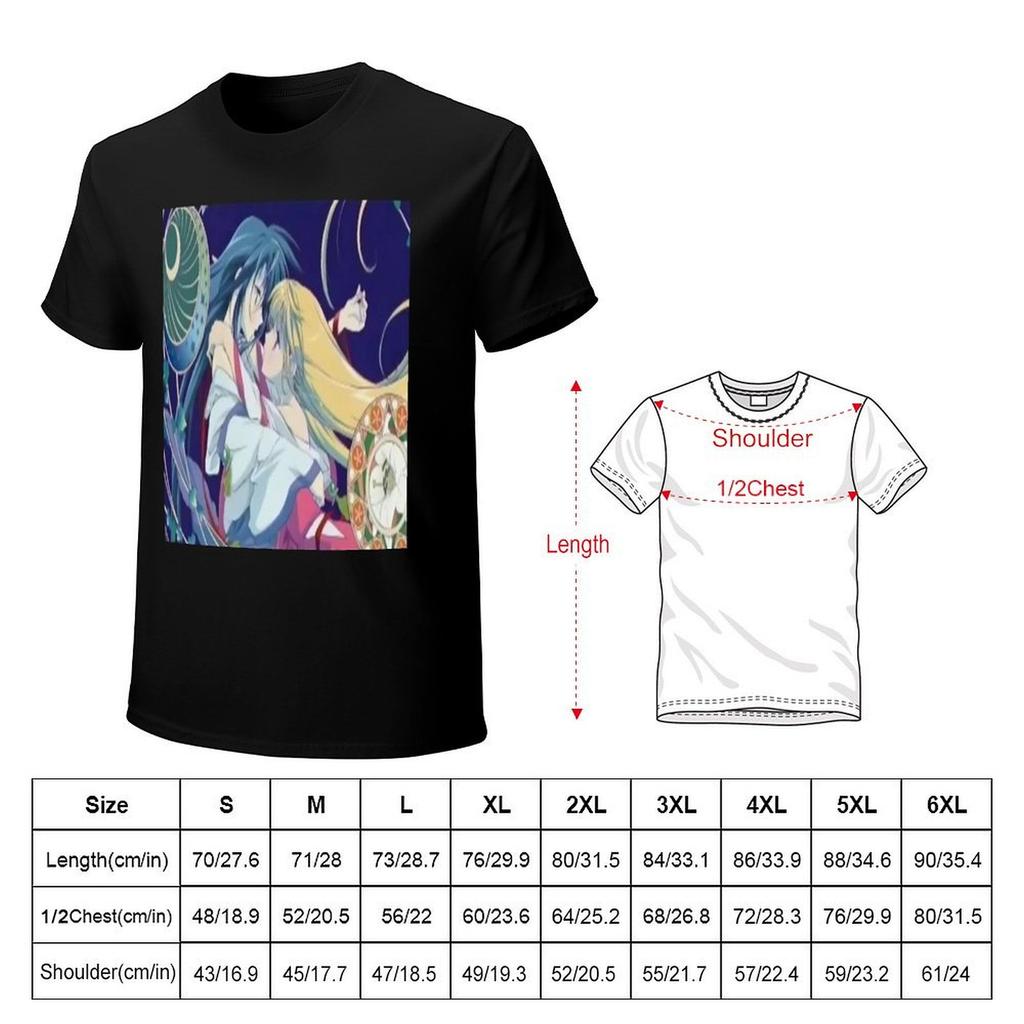 Kurusugawa Himeko and Himemiya Chikane Kannazuki no Miko TShirt valentines clothes vintage clothes Luxury man shirts men