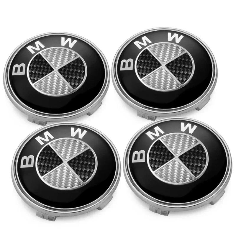 

For BMW E36 E39 E46 E60 E90 E90 F01 F10 F30 G01 G20 G21 G30 G11 F15 X5 X3 4Pcs 56mm 68MM Car Wheel Center Hup Caps Wheel Cover