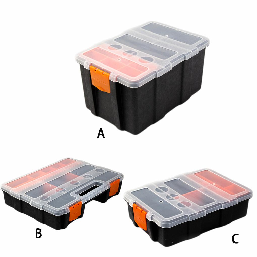 Portable Screw Box Organiser With Adjustable Dividers For Tools Screw Organiser Storage Box Nails