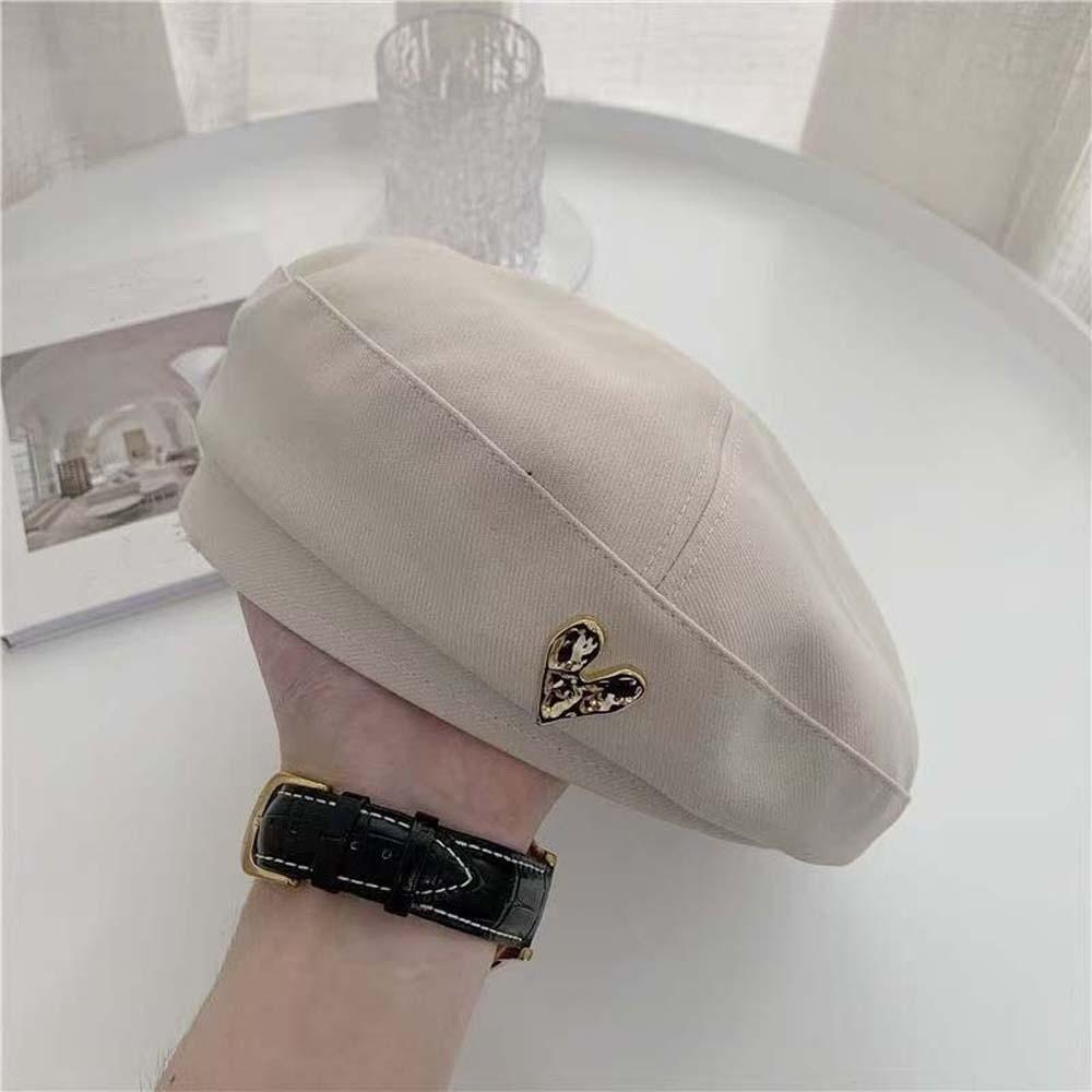 Classic Color Vintage Beret Hat Soft Newsboy Octagonal Hat Retro Painter Bonnet Shopping Day