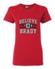 Damen Believe in Brady Football Tampa Bay Sport Fan Wear T-Shirt Tee Unisex T-Shirt