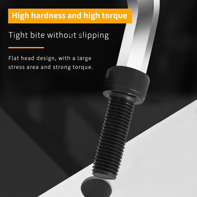 Set chei Allen L cheie kit pentru șurub Allen braț lung cheie hexagonală set 1,5 mm la 10 mm cheie hexagonală scule de mână pentru repararea bicicletelor