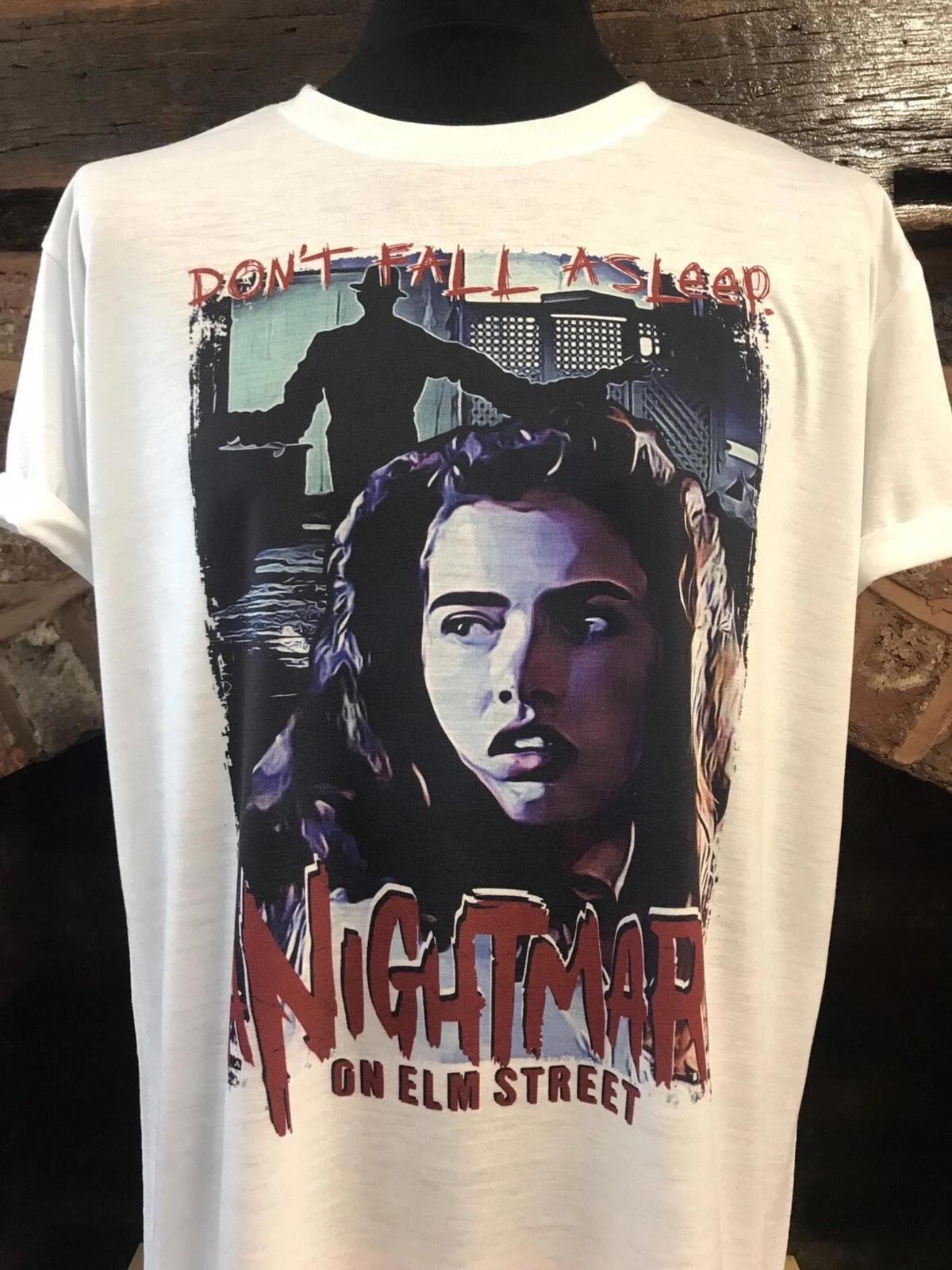 

A Nightmare on Elm Street 100% Cotton T-shirt Mens Tees Top - Mens & Women s sizes S-XXL - Nancy cult 80s S