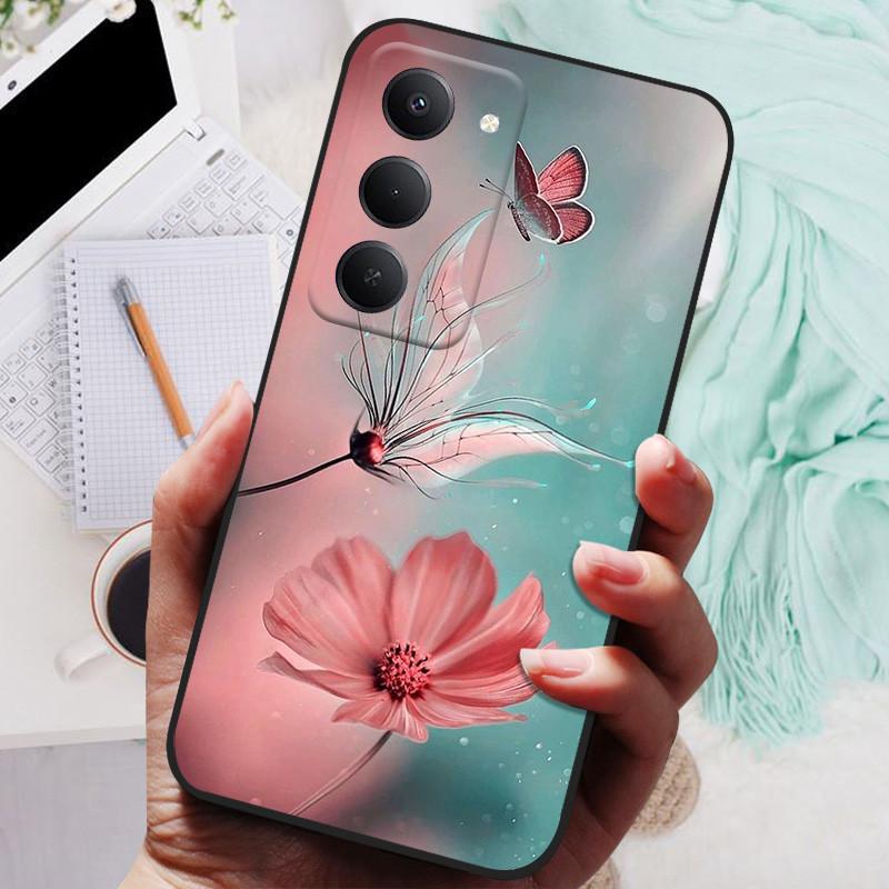 Xiaomi Redmi 15 4G Kılıfı Aslan Kurt Silikon Yumuşak Arka Kapak Xiaomi Redmi15 5G Telefon Kılıfı İçin Redmi 15 2025 Koruyucu Kabuk