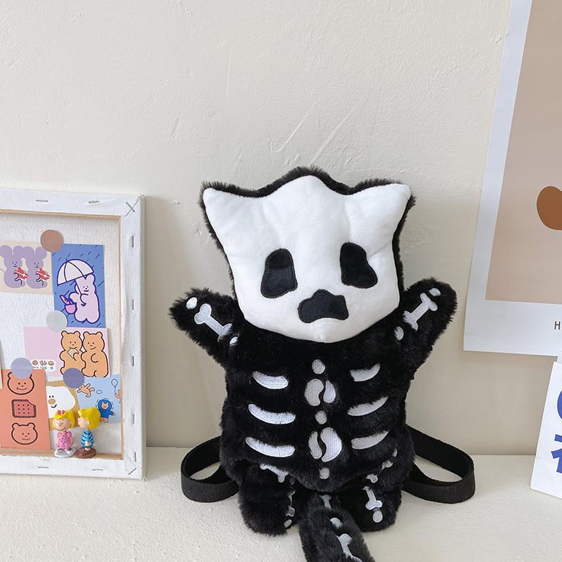 Adorable Cartoon Children s Backpack Soft Plush Design Perfect For Family Outings