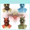 Belial Demonmask Huvud för Halloween Cosplay Kostym