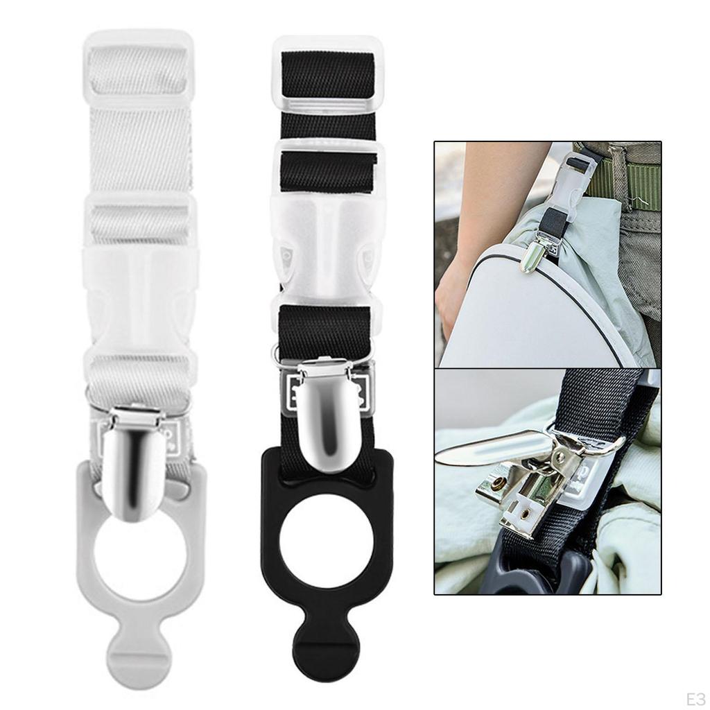 Add A Bag Luggage Strap Suitcase Baggage Belt Outside Hat Clip Water Bottle Carrier Holder for