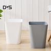 Liten papirkurv søppelbøtte stor kapasitet ensfarget lett å rengjøre innendørs utendørs plast søppelbøtte