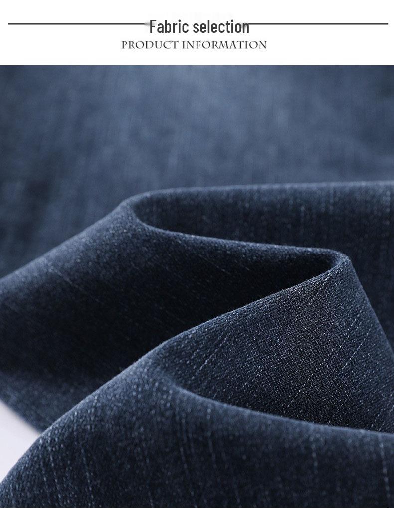 Damen Plus Size Jeans mit Fleece-Futter und hohem Bund mit elastischem Bund - Lässig, Locker und Schlankmachend