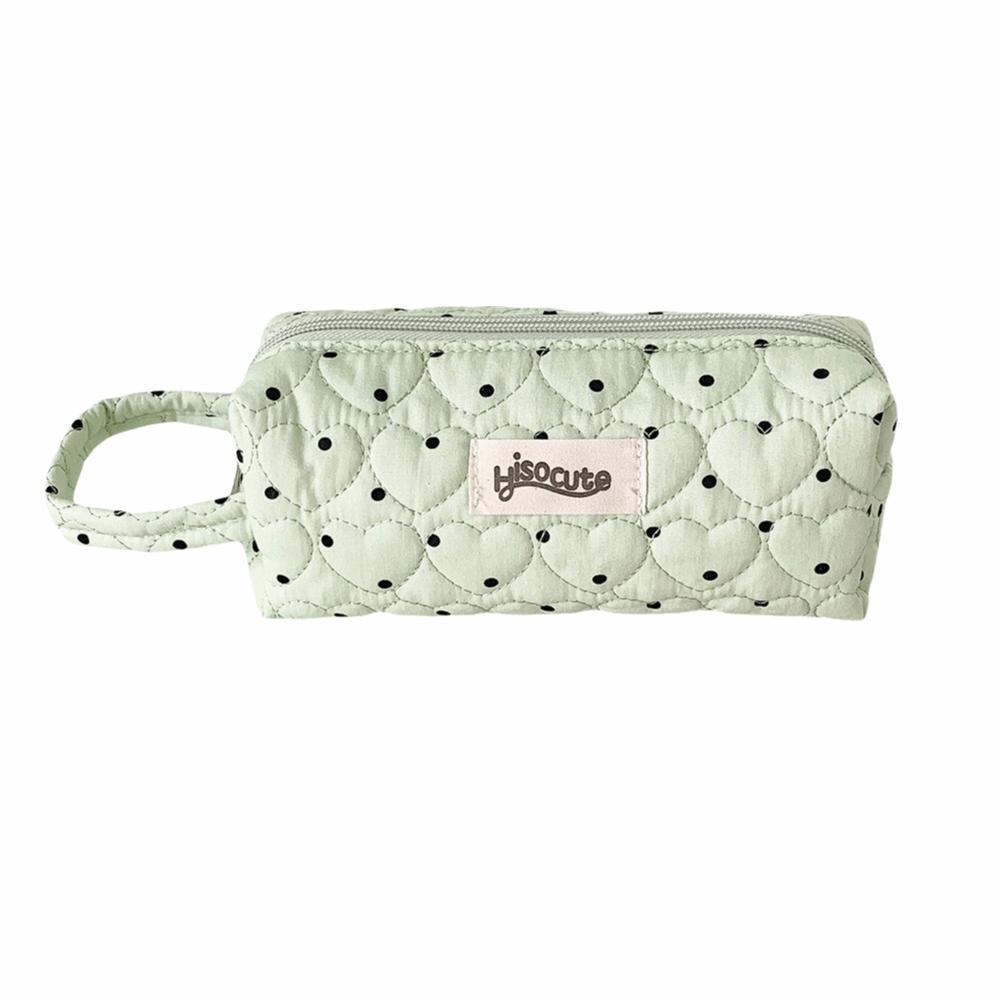 

Polka Dot Design Pen Bag Portable Stationery Bag Multi-functional Stationery Organizer Gift