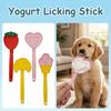Bite Resistant Dog Lick Toys Creative Yogurt Licking Stick Interactive Dog Toys  Dog Dental Care