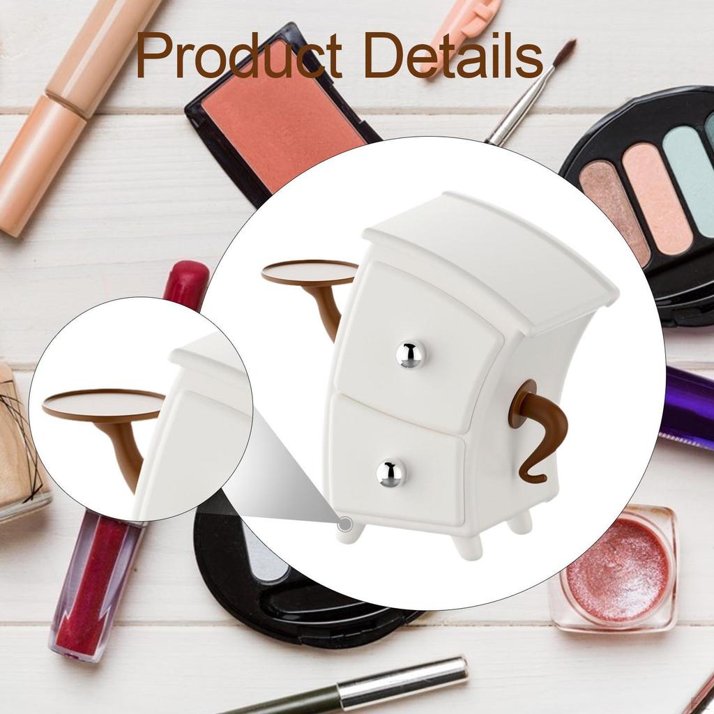 Gaveta Organizadora de Esponjas de Maquilhagem, Caixa de Maquilhagem, Organizador à Prova de Pó, Toucador
