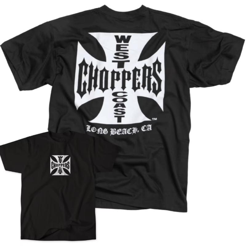 Heißes West Coast Choppers Grafik Baumwoll-T-Shirt Unisex Sommer Kurzarm Modemarke T-Shirt Luxus Lässig Vintage T-Shirts 2026 Neu