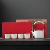 Ceramic tea set, high-end gift box set, accompanying gifts for leaders and elders