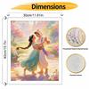 Disney Oil Painting Handmade Diy Aladdin and Princess Jasmine Romantic Love Gifts Home Decorations