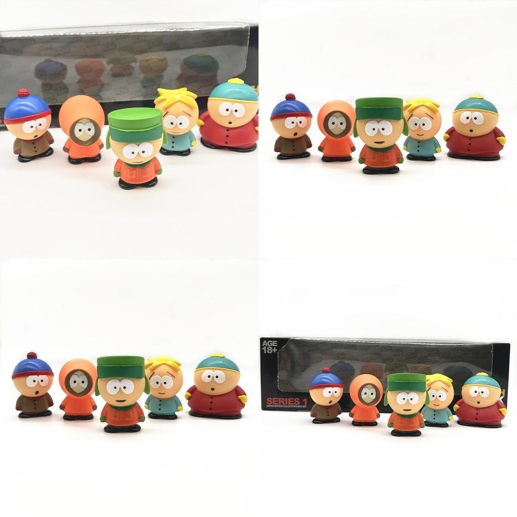 5pcs South Park Figures Block Set For Children's Imagination Play And Home Decoration