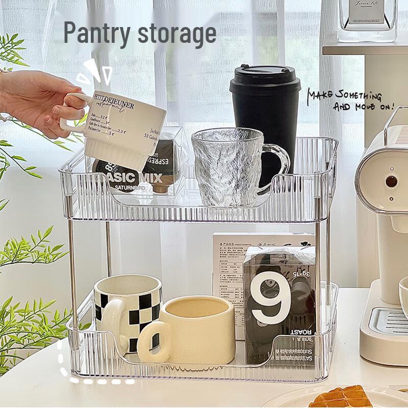Luxury Double-Layer Cosmetic Storage Organizer