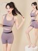 Women's Wireless Shockproof Sports Bra: European & American Quick-Dry Fitness Vest for Running, Yoga, and Beautiful Back Design.