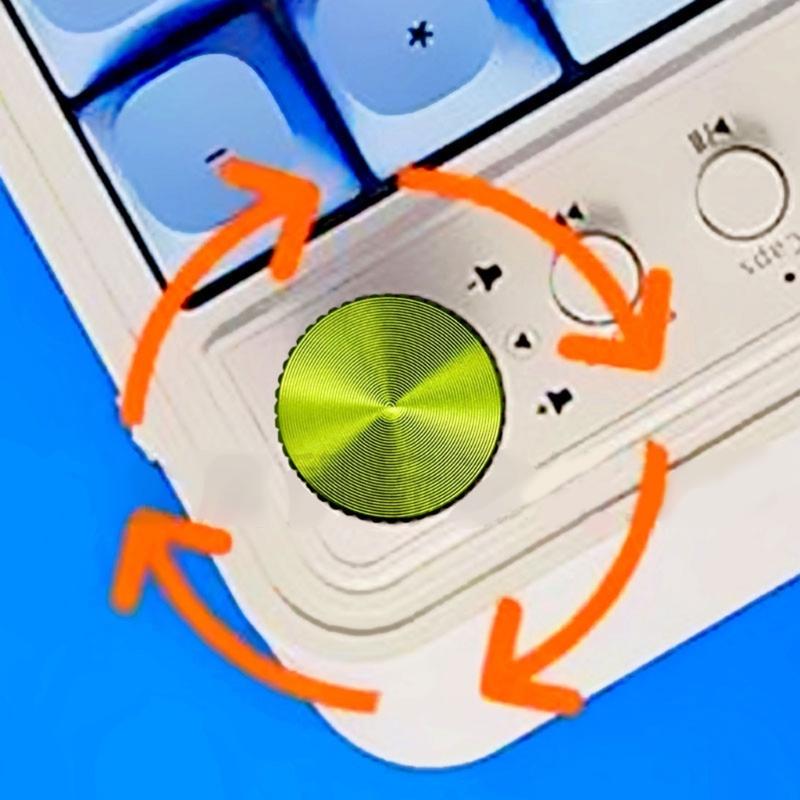 Mechanical Keyboards Knob Volumes Adjustment Switches for Enhances  User Experience Aluminum Alloy Construction