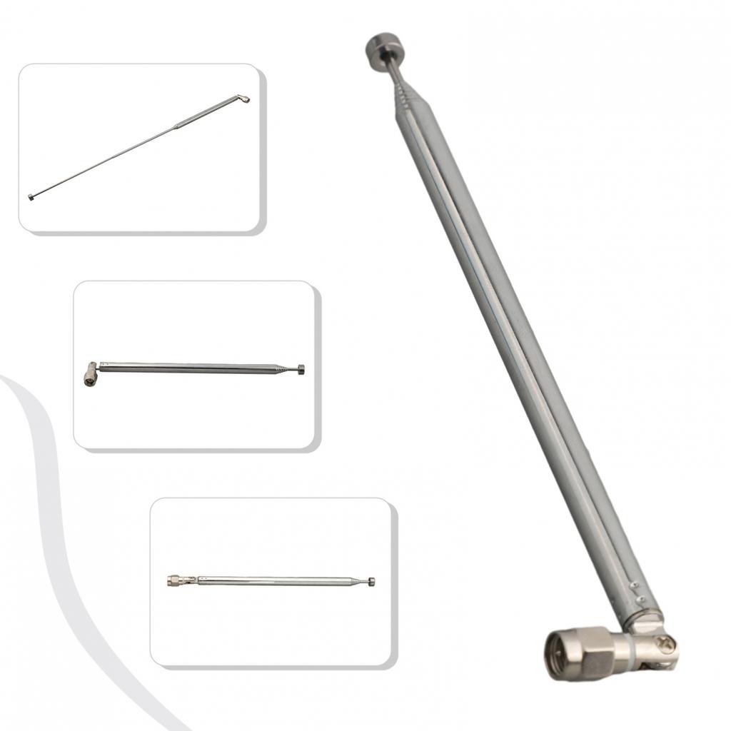 Antenne télescopique polyvalente pour radio, télévision et instrument, longueur 164 mm