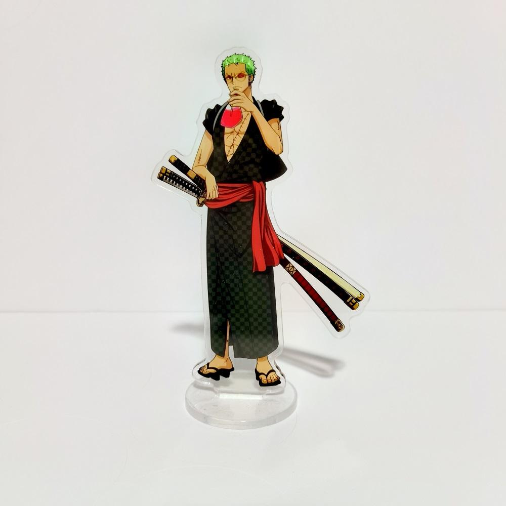 One Piece Acrylic Stand Luffy Zoro Ace Usopp Boa Buggy Edward Robin Anime Action Figures 16cm 3D Model Toys Decor Toys For Kid