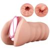 2 In1 Male Masturbator Realistic Vagina Anal for Men Pocket Pussy Soft Silicone Masturbation Cup 18+ Adult Sex Toys Erotic Games