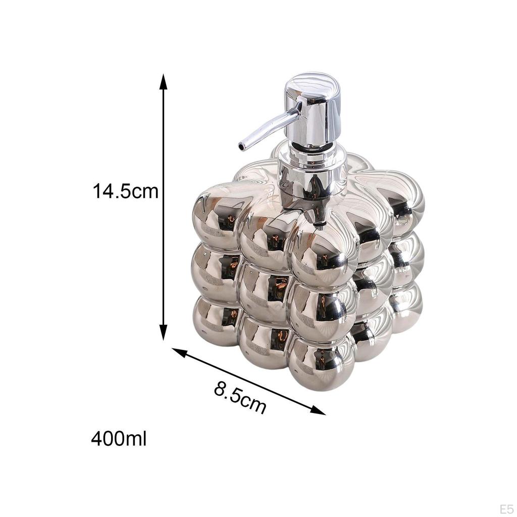 Ceramic Liquid Soap Dispenser Ceramics Bathroom Bottle Empty Pump Lotion