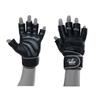StormCloud FG-3 Läder Gym Träningshandskar Svart/Grå M