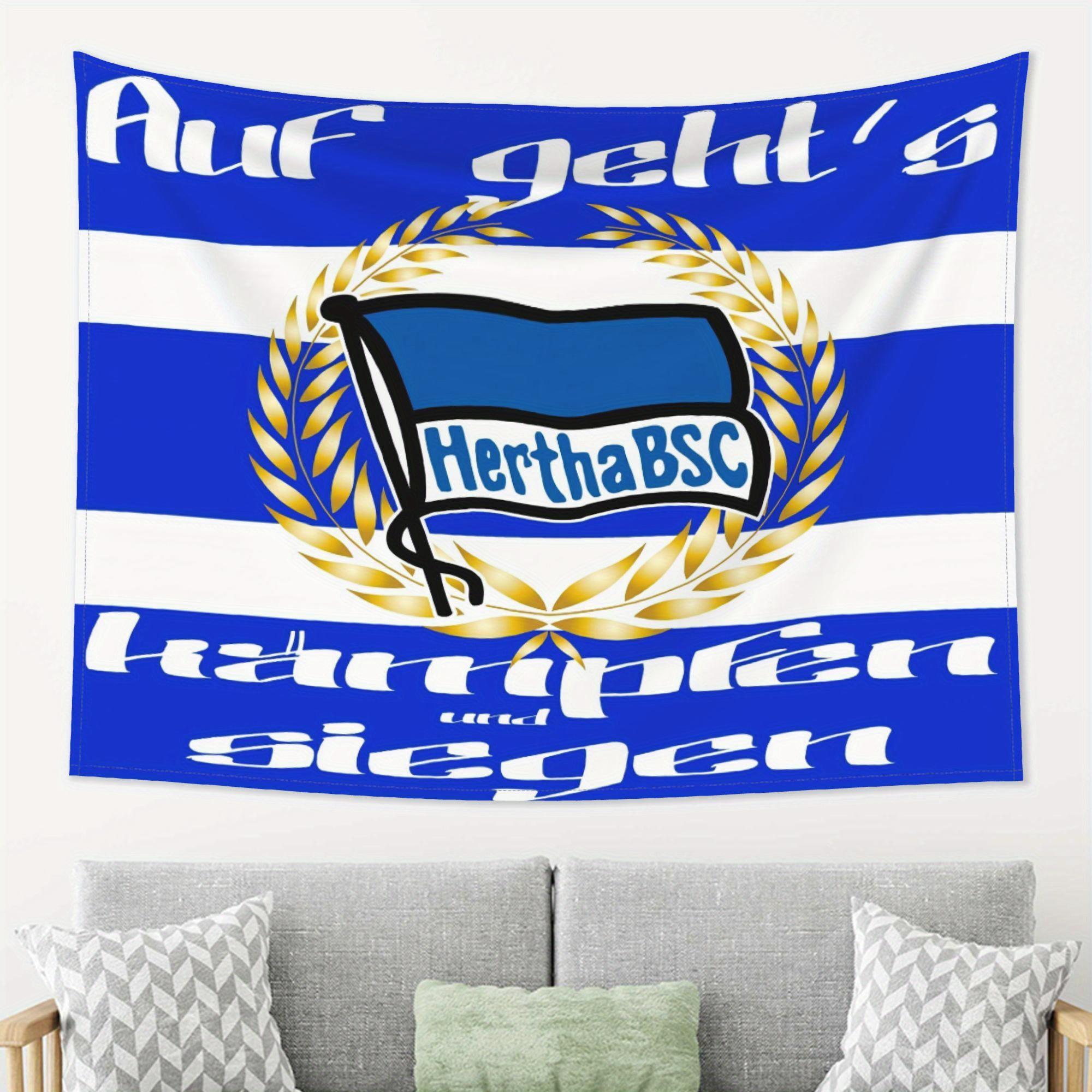

Hertha BSC Tapestry - Modern Wall Art for Home Styling, Perfect for Living Rooms and Bedrooms, Unique Design 70x70cm