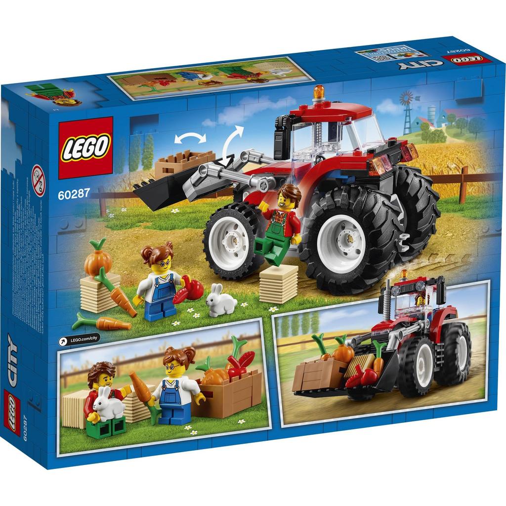 LEGO City Tractor Toy Present Birthday Block Educational Christmas Boys Girls Children 5 Years Old 6 Years Old 7 Years Old 8 Years Old City Building