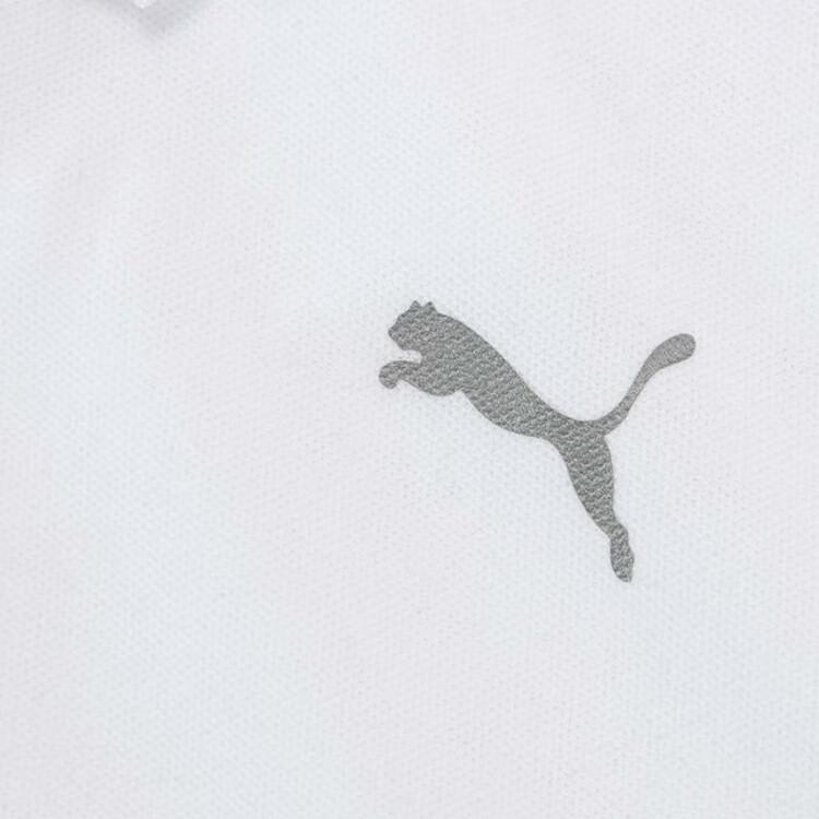 Puma Performance Moisture Wicking Business Sports Training Short Sleeve Polo Shirt Men Polo Shirts White 521772-02