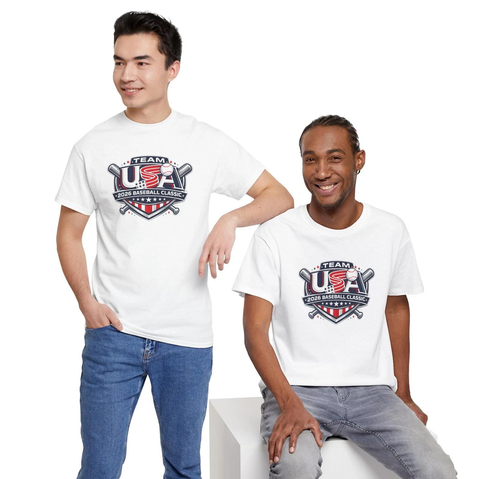

Team USA Baseball Classic Tee Shirt 2026 USA Baseball Logo Unisex 3XL