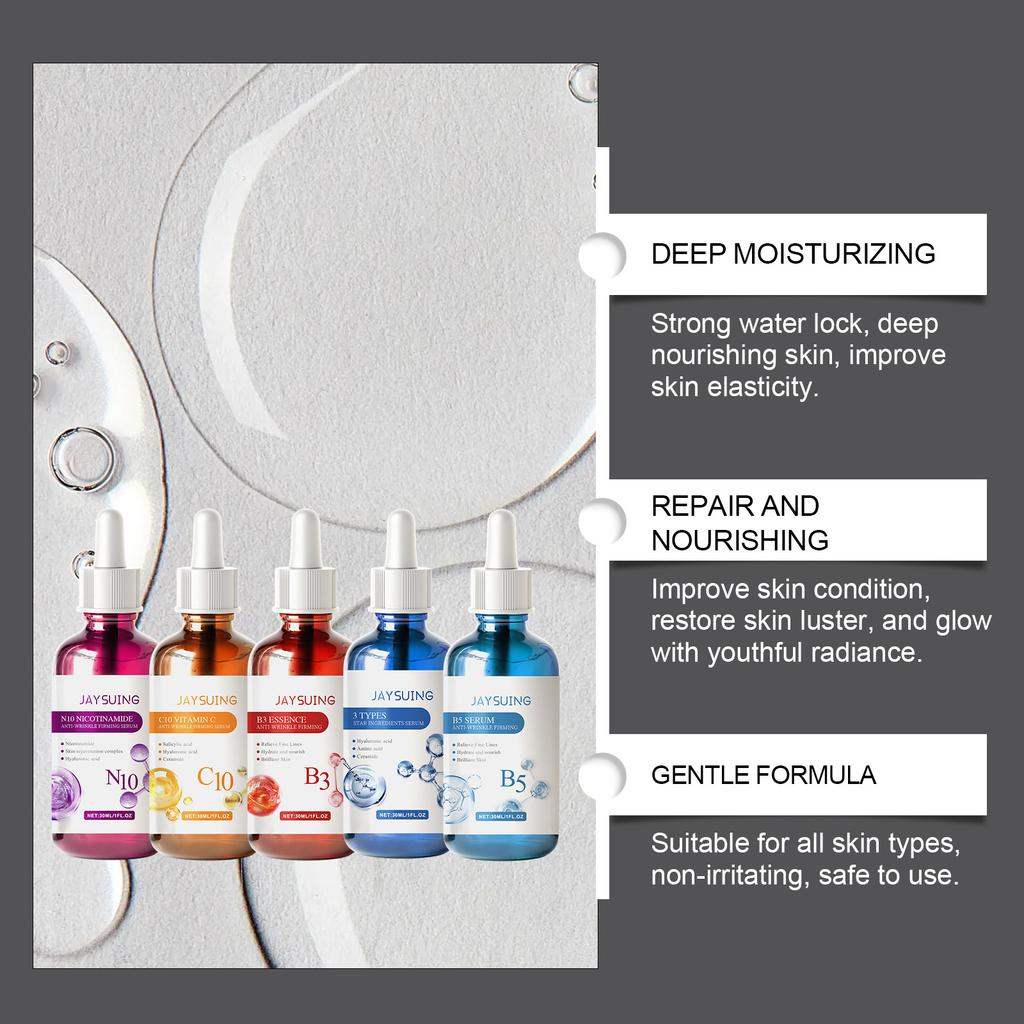 Essence Gift Set 5 Face Moisturizing Hydrating Daily Repair Essence Gift Set