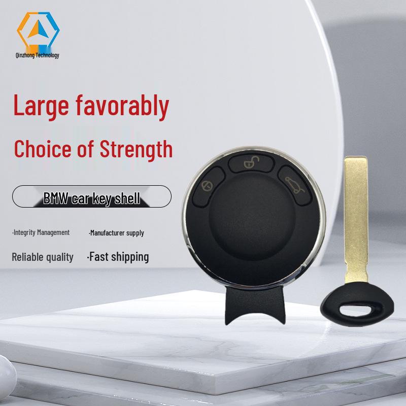 

BMW Mini 3-Button Smart Key Shell Replacement With battery holder
