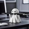 Fun Ghost-shaped Pen Holder, a Spooky Ghost-character-designed Pencil Stand, an Office Organizer with a Creepy-cute Touch