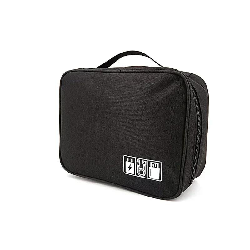 Cable Storage Bag Waterproof Digital Electronic Organizer Portable USB Data Line Charger Plug Storage Bag Travel Cable Organizer