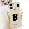 For OPPO A6X A6 A6T Pro 4G 5G 2026 Lucky Initial Letter Phone Case For Oppo A6 A6x A6t Soft Silicone Shockproof Cases Bumpers