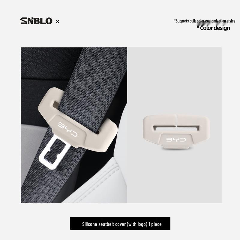 Compatible with seat belt and anti-collision cover modifications for BYD Qin Plus, Seagull, Dolphin, Seal, and Song Plus models.