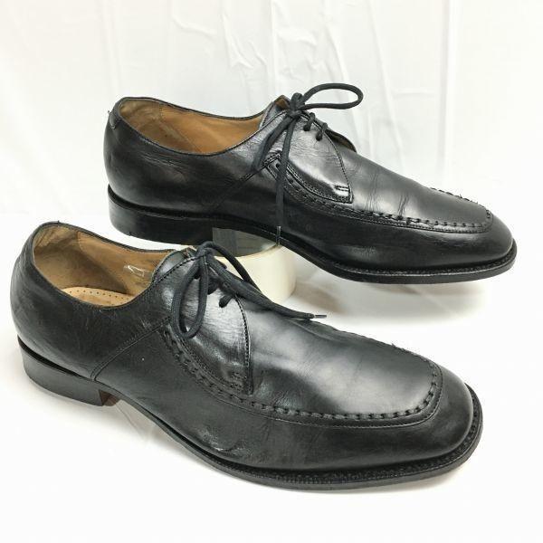 

Loake Made in England Handmade U-Tip Business Shoes Black Size 10 / 28.5cm