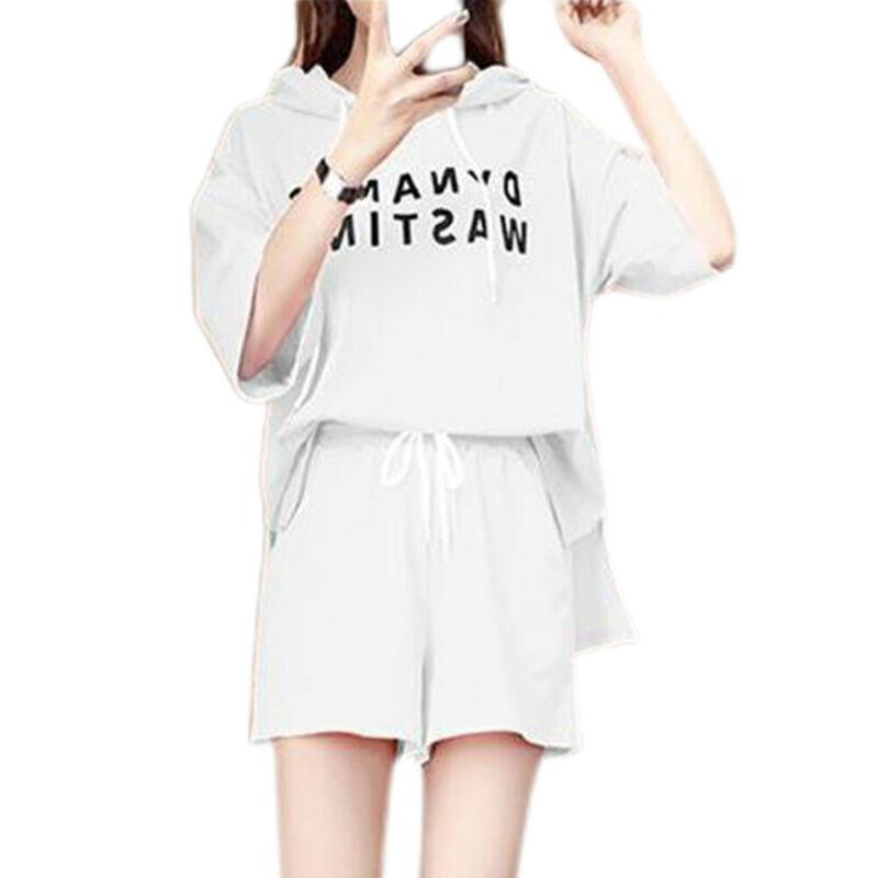 Buy Summer Short Sleeve Hoodie Outfits 